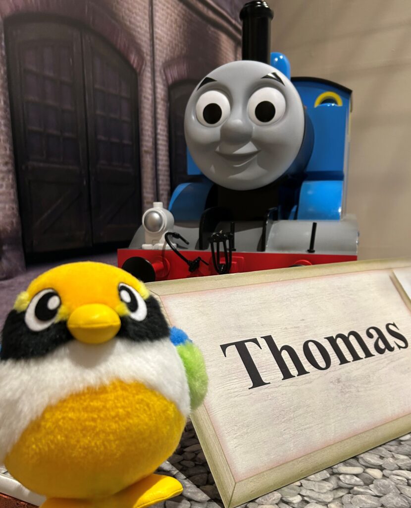 筆太（ぴった）、きかんしゃトーマスの世界展を行く！